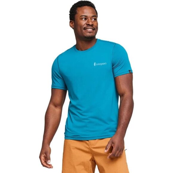 Mens 2024 Cotopaxi Fino Short-Sleeve Tech Tee Large Gulf Teal - Picture 1 of 5